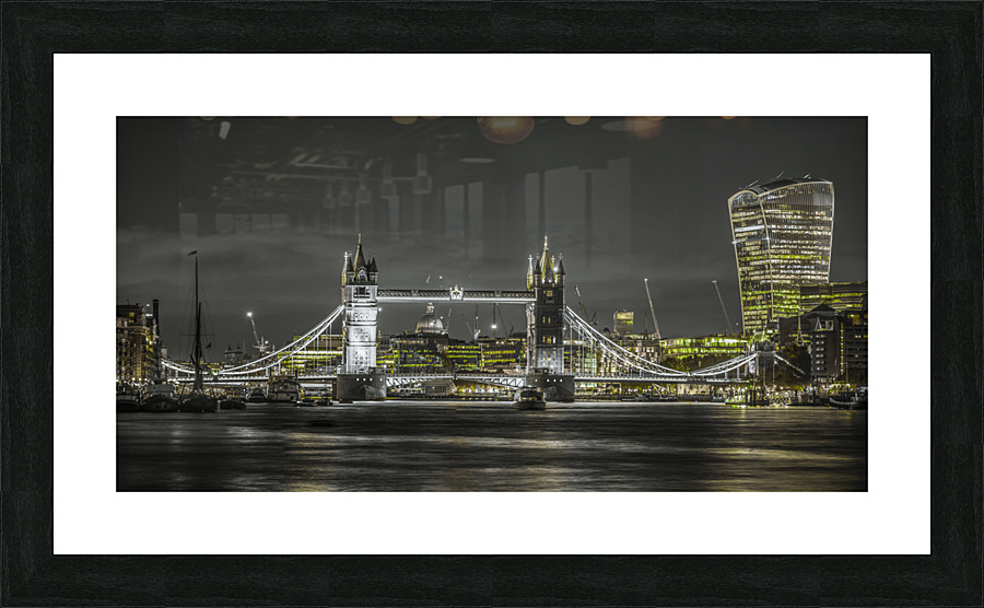 Famous Tower Bridge Picture Frame print