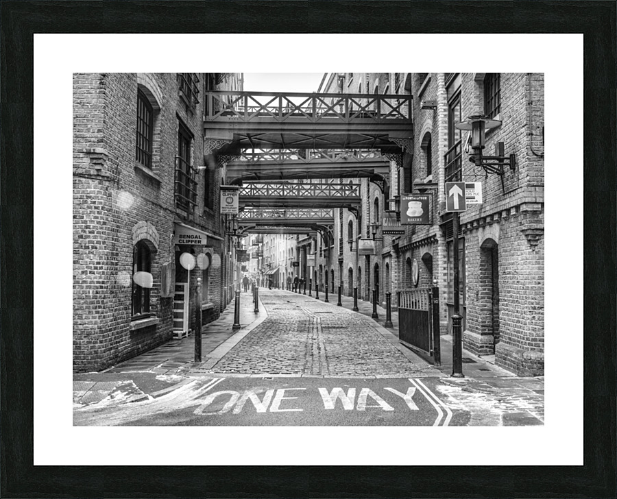 Cobbled Street Picture Frame print