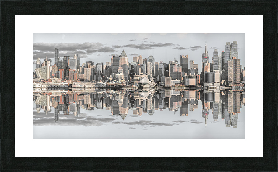 Manhattan Skyline Picture Frame print