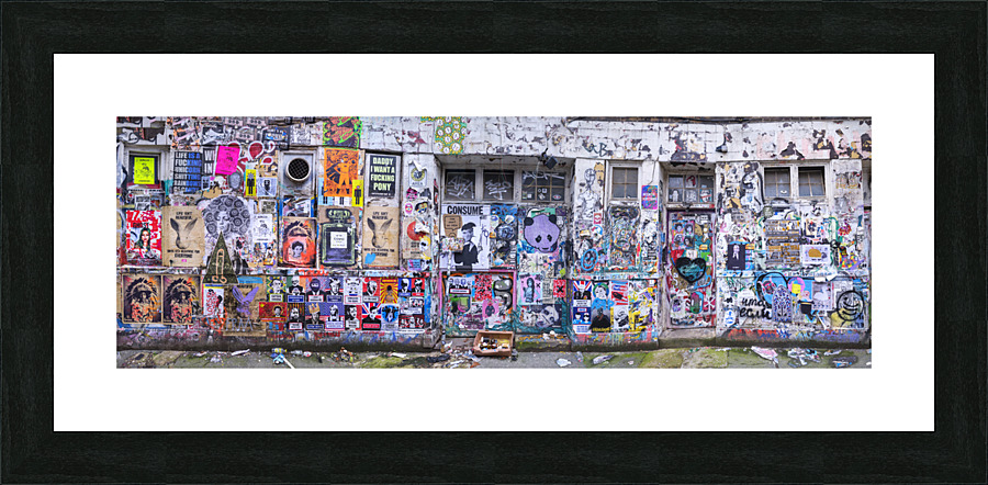 Brick Lane Graffiti Picture Frame print