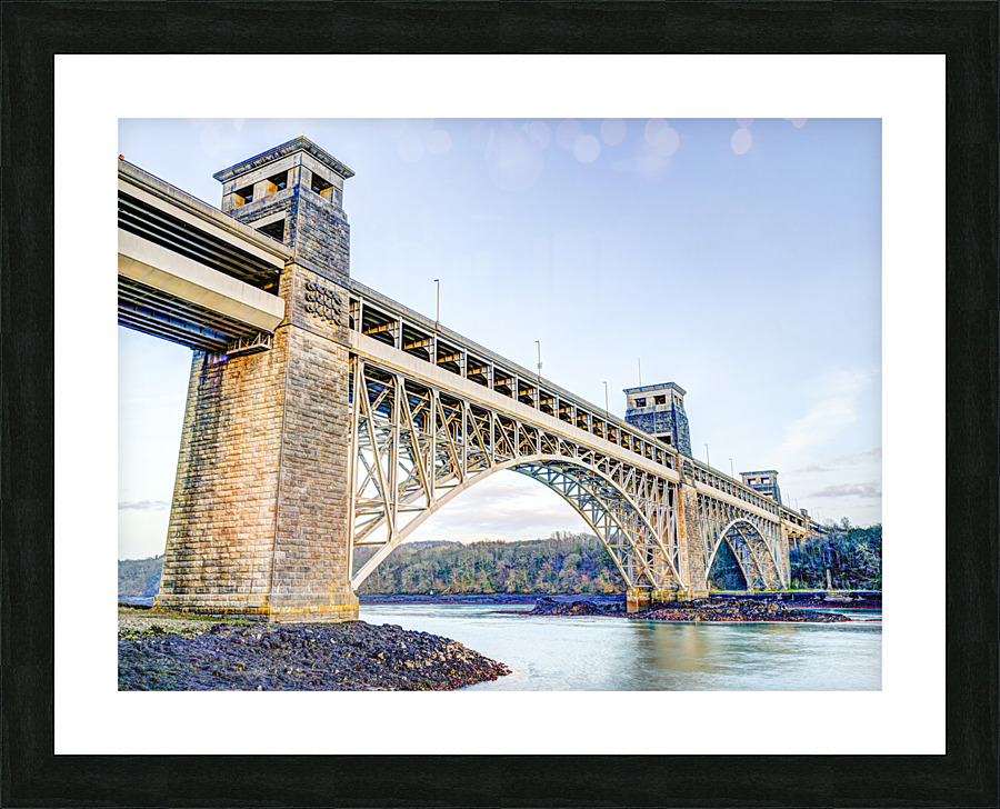 Britania Bridge Picture Frame print