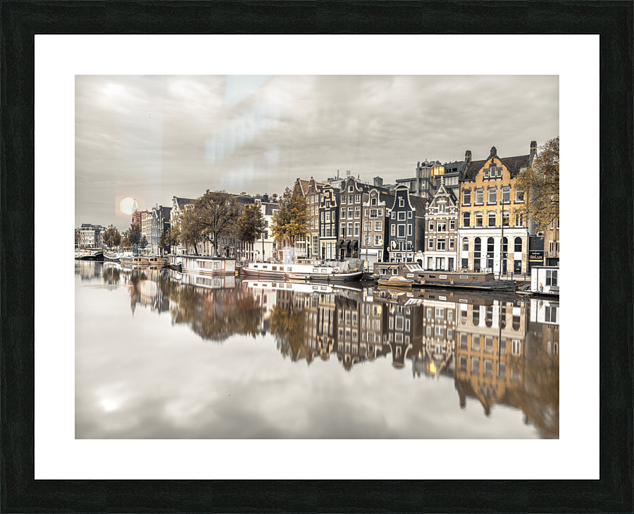 Amsterdam reflections Picture Frame print