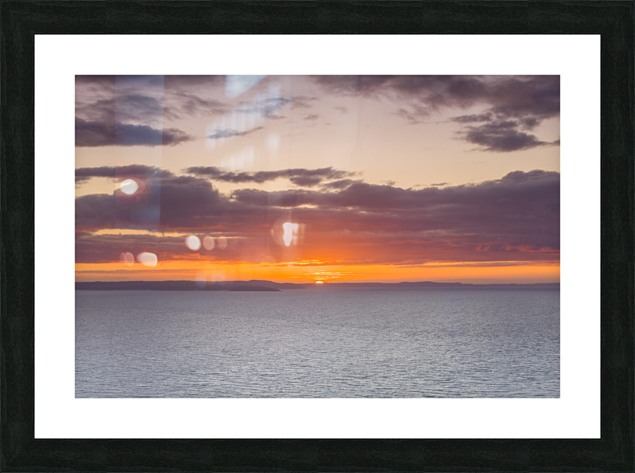 Golden Serenity Picture Frame print