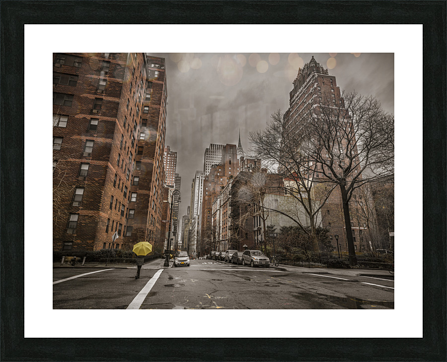 Downtown Manhattan Picture Frame print