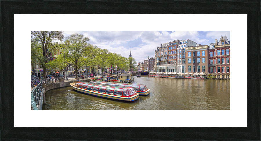 Amsterdam Canal Picture Frame print