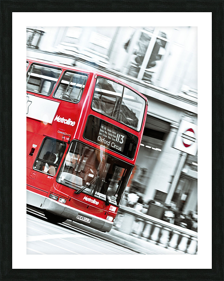 Double-Decker Bus Impression et Cadre photo