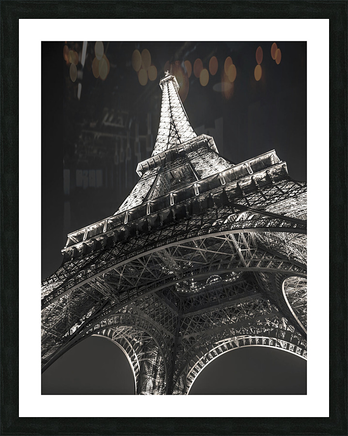 Under Eiffel Tower Picture Frame print