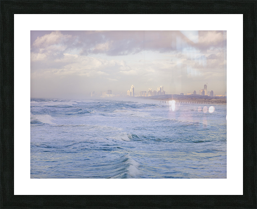 Bat-Yam Beach Picture Frame print