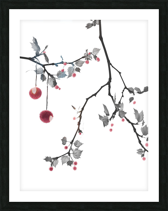 Hanging Twigs Picture Frame print
