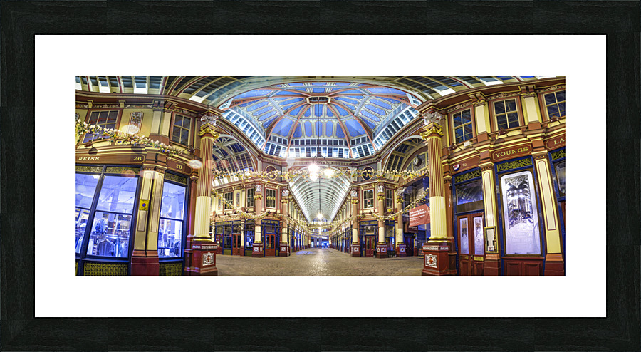 Leadenhall Market Picture Frame print