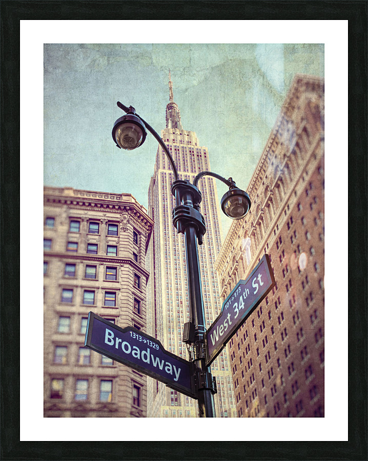Street Sign Picture Frame print