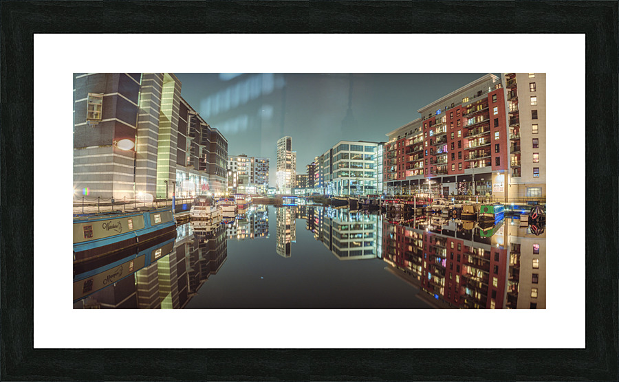 Leeds Canal Picture Frame print