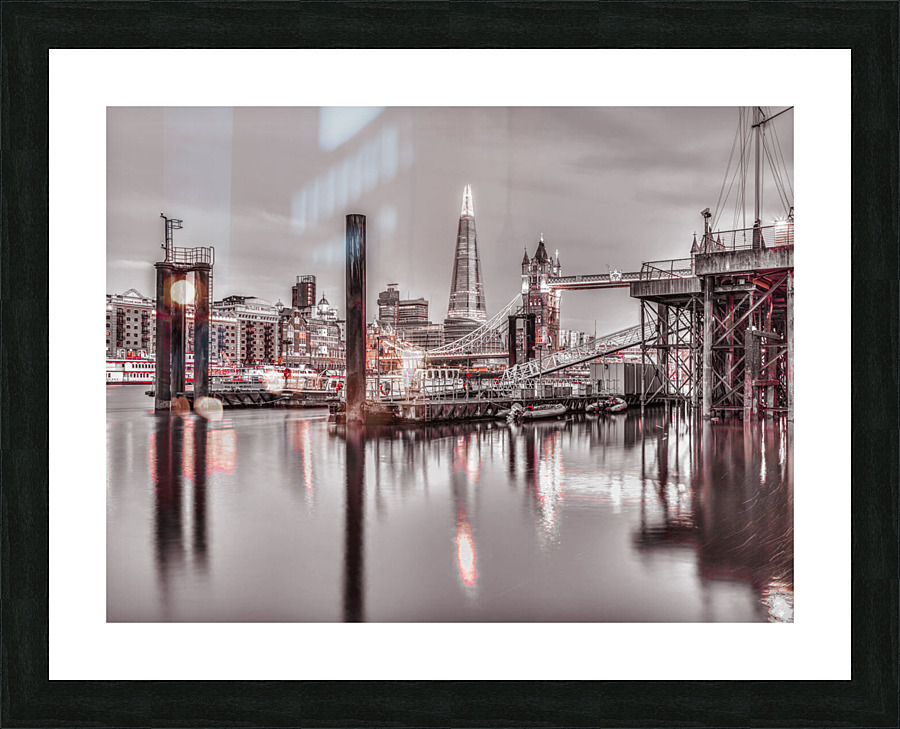 The Shard Picture Frame print