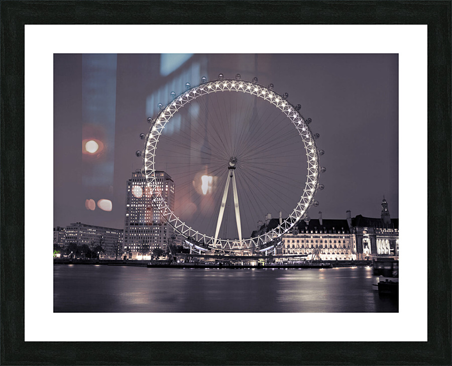 Millennium Wheel Picture Frame print
