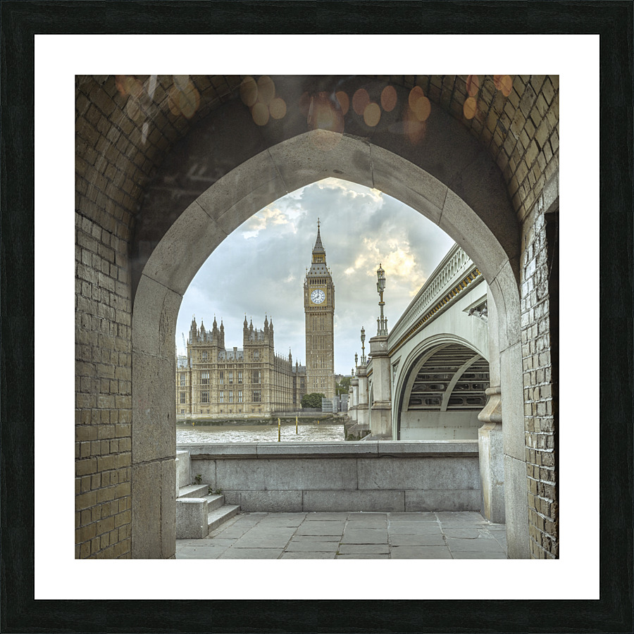 Big Ben from Arch Picture Frame print