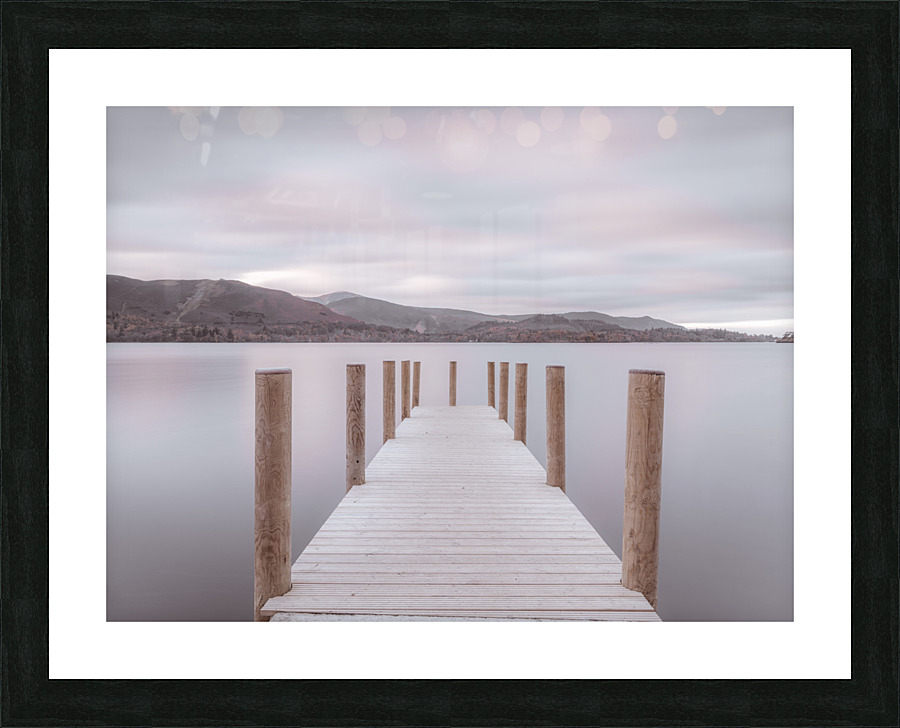Derwentwater Pier Picture Frame print