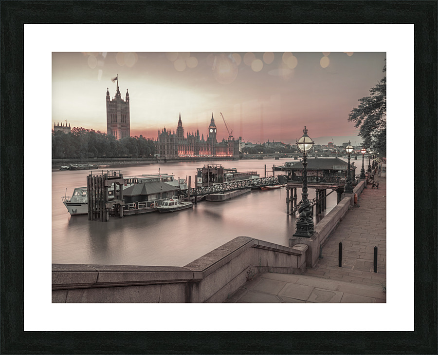 London cityscape Picture Frame print