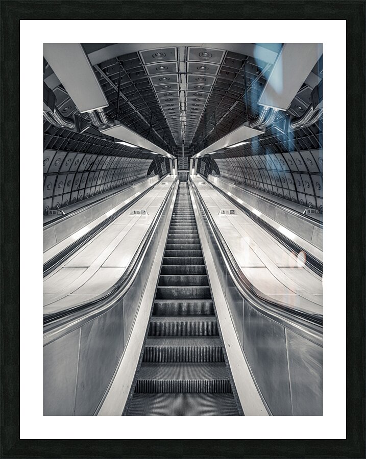 Navigating the Subway Picture Frame print