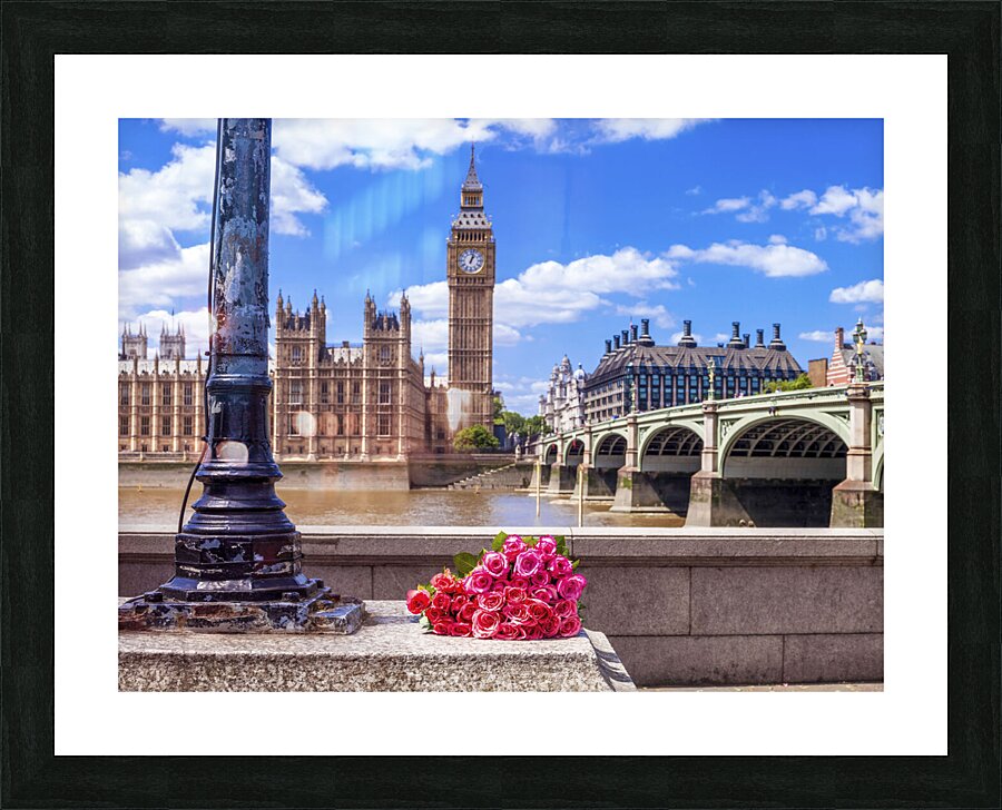 London Love Picture Frame print