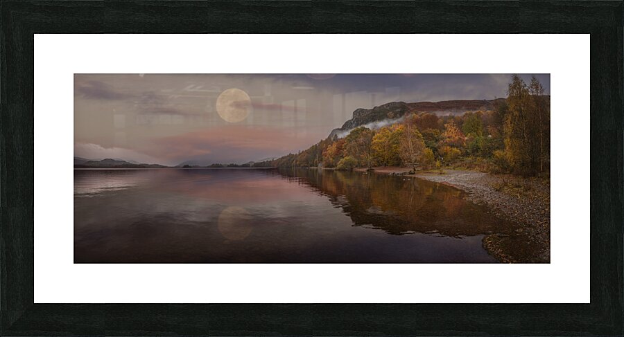 Derwentwater lake Picture Frame print