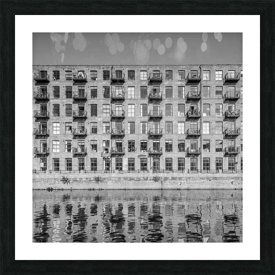 Residential Building Picture Frame print