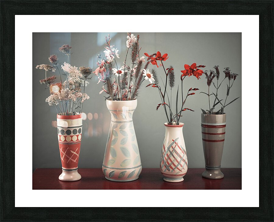 Mixed Flowers Picture Frame print