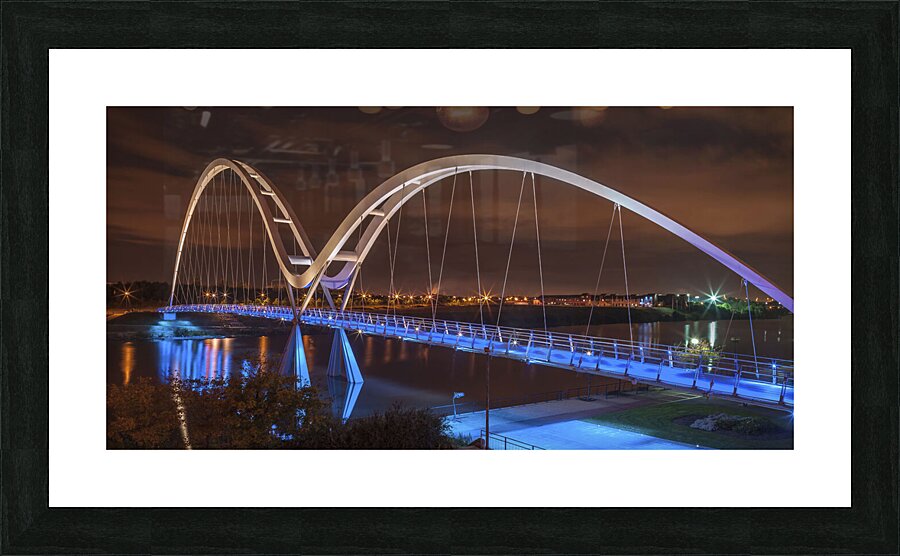 Millenium bridge Picture Frame print