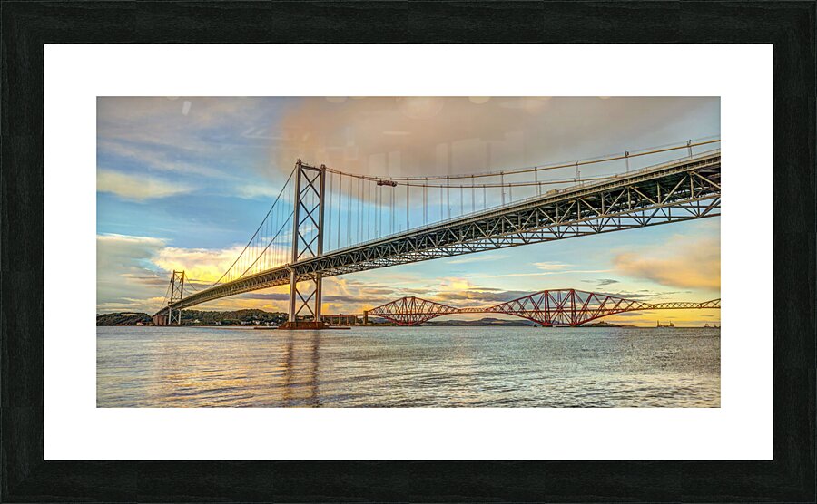 Forth Road Bridge Picture Frame print