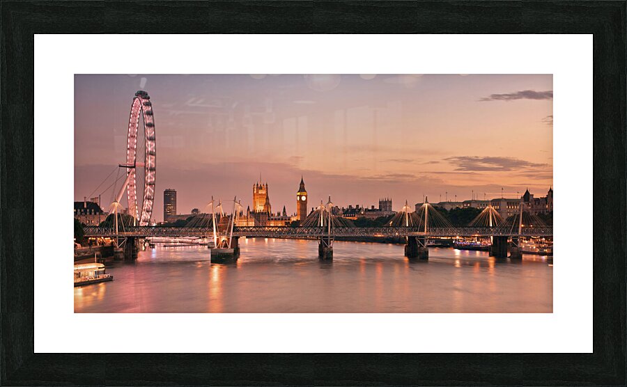 River Thames Picture Frame print