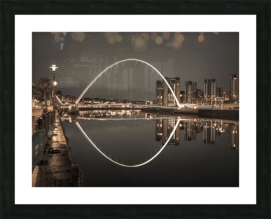 Gateshead Millennium Bridge Picture Frame print