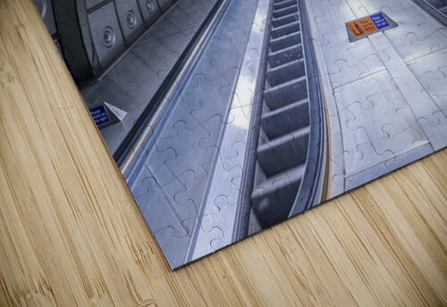 Escalator at subway Assaf Frank puzzle