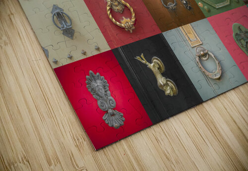 Doorknobs Collage Assaf Frank puzzle