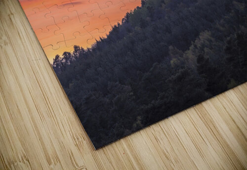 Moon Sunset Hillside Assaf Frank puzzle