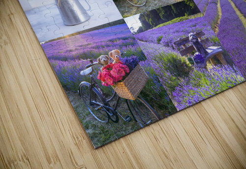 Lavender Collage Assaf Frank puzzle