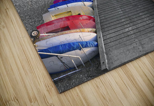 Kayaks on Pier Assaf Frank puzzle