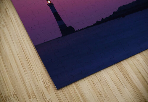 Lighthouse at dusk Beach Assaf Frank puzzle