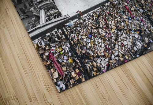 Pont des Arts bridge Assaf Frank puzzle