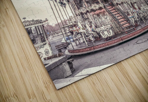Carousel and the Eiffel tower Assaf Frank puzzle