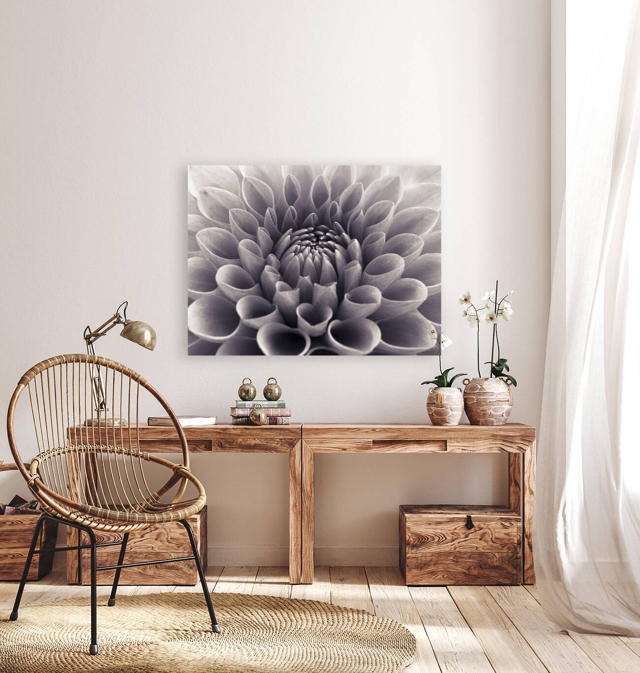 Dahlia Flower Reproduction