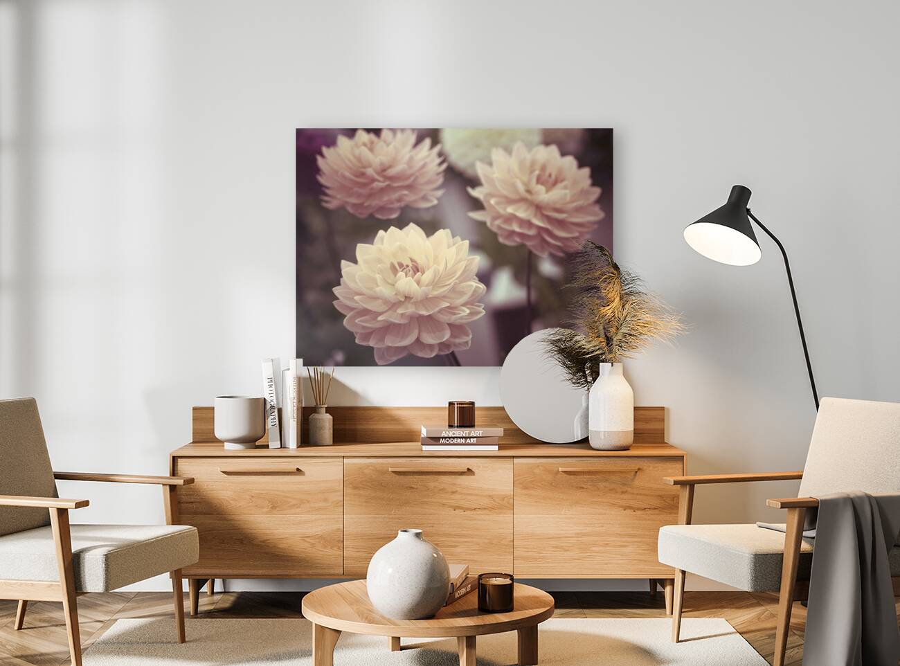 Dahlia Flowers Reproduction