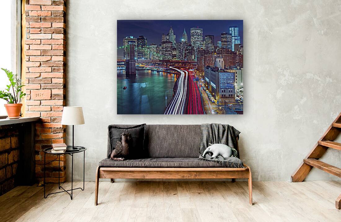 Blue Manhattan Reproduction