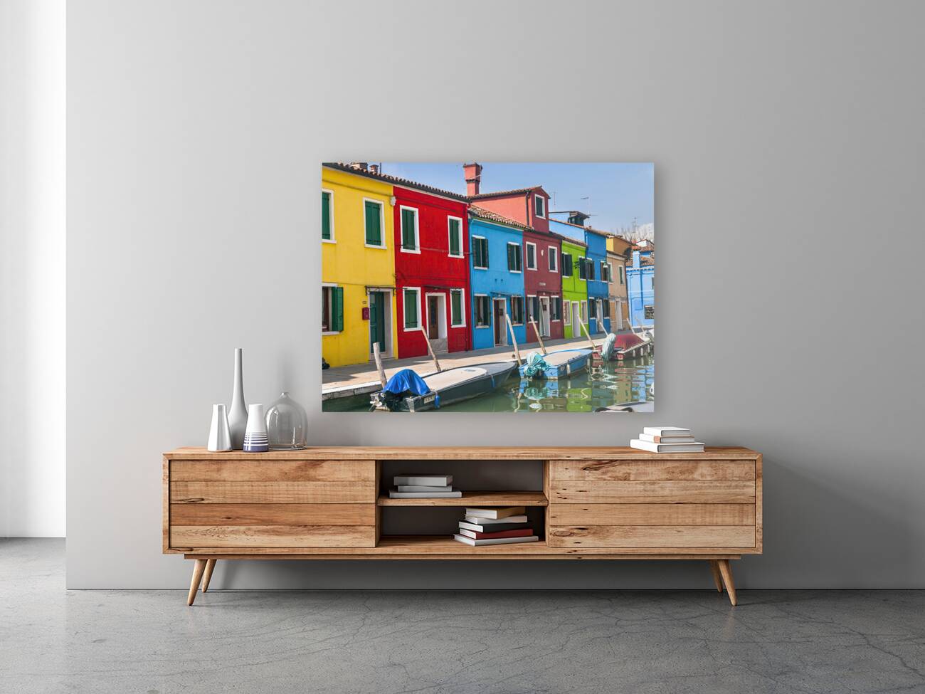 Multicolored Burano Reproduction