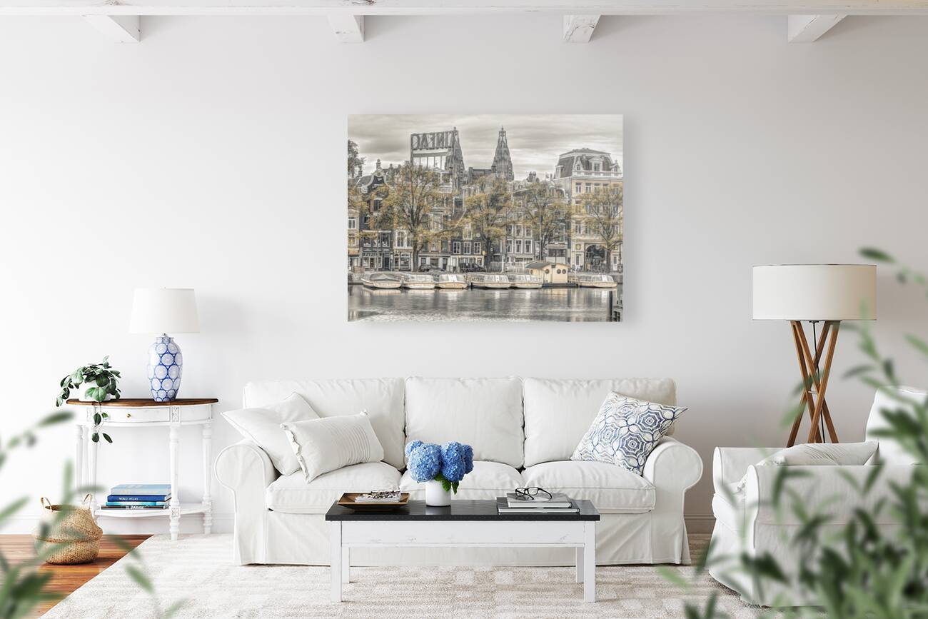 Amsterdam waterfront Reproduction