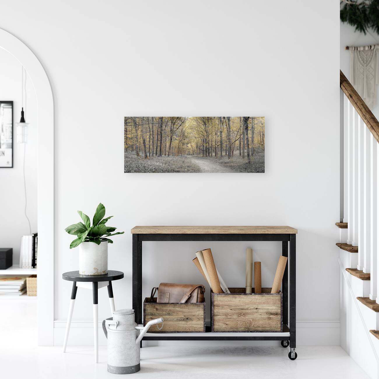 Golden forest path Reproduction