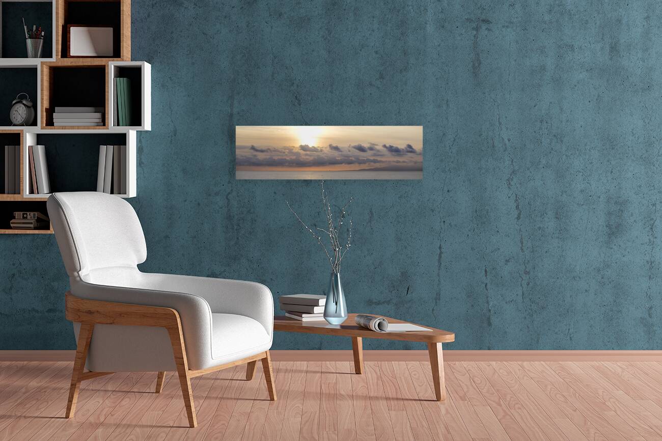 Beautiful sunset sky Reproduction