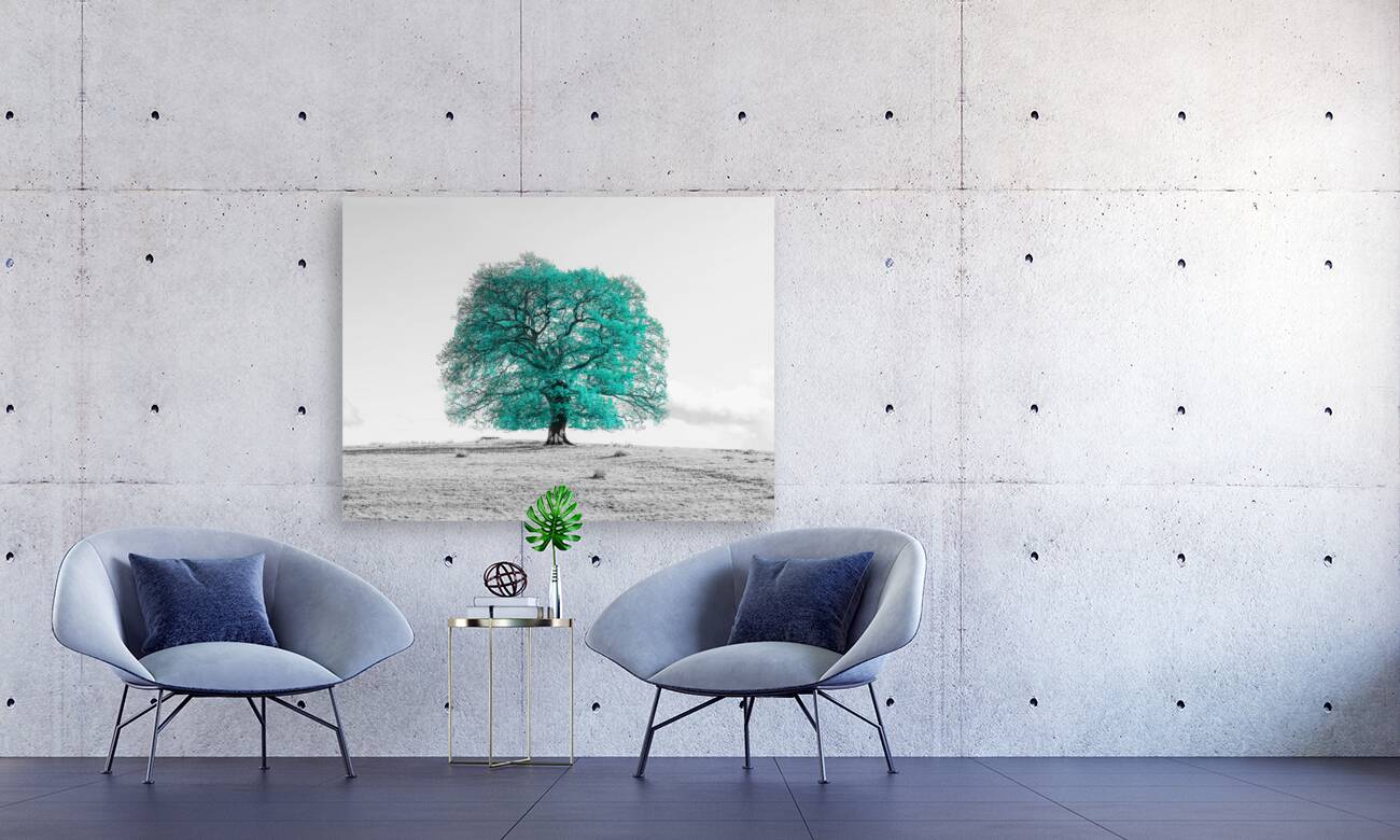 Tree on a hill Reproduction