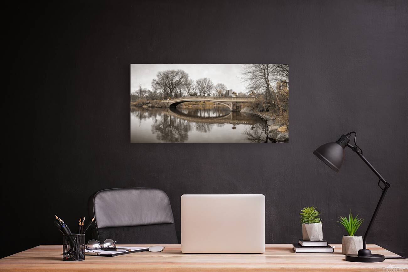 Bridge Over Pond Reproduction