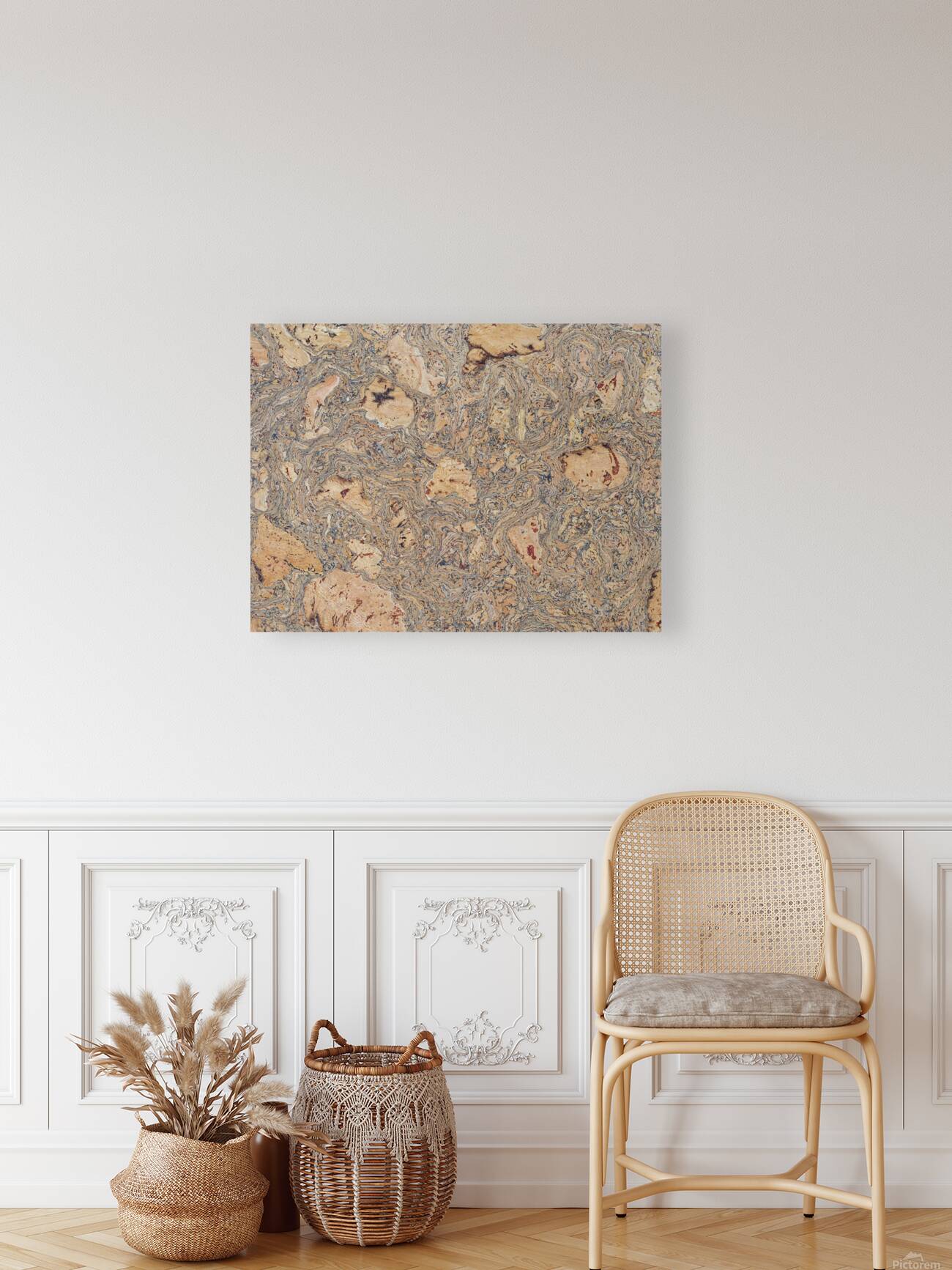 Natural Cork Background Reproduction