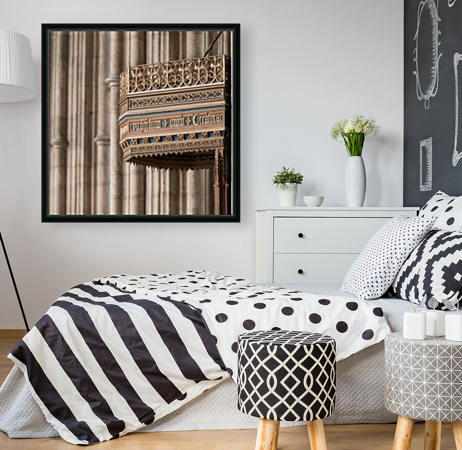 Architectural details in cathedral Reproduction