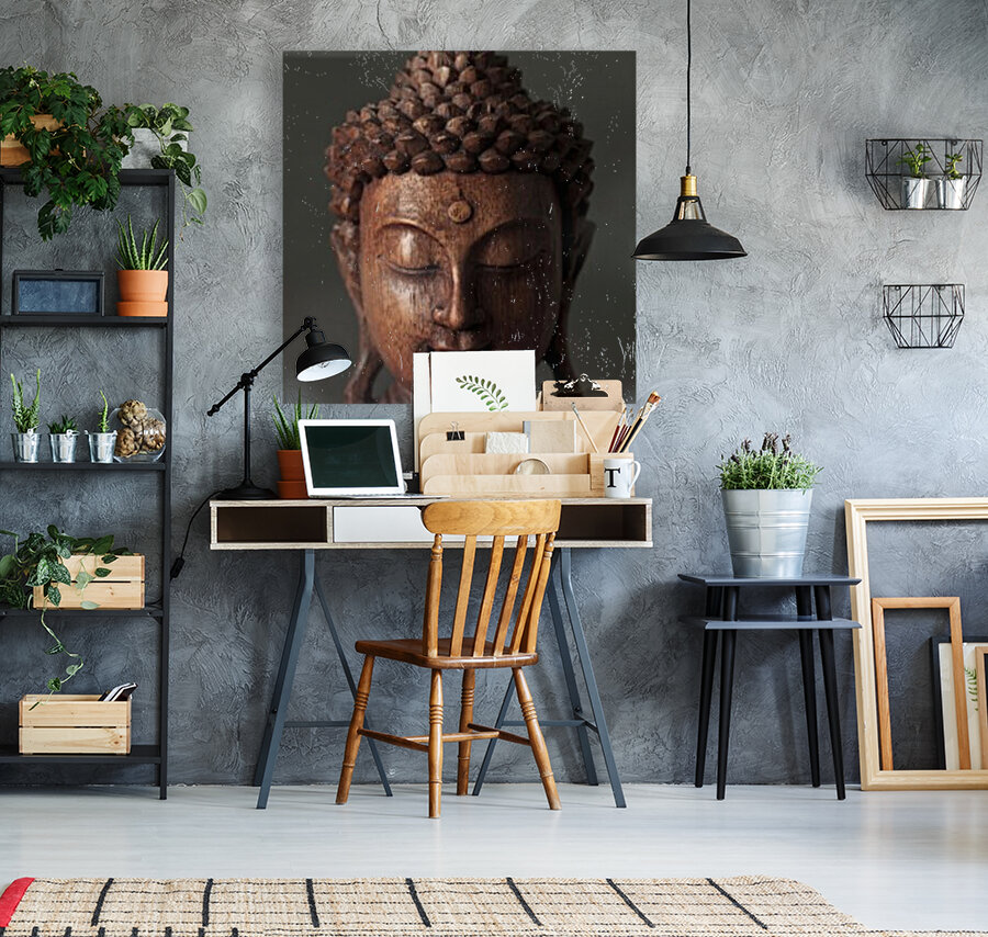 Buddha sculpture face Reproduction